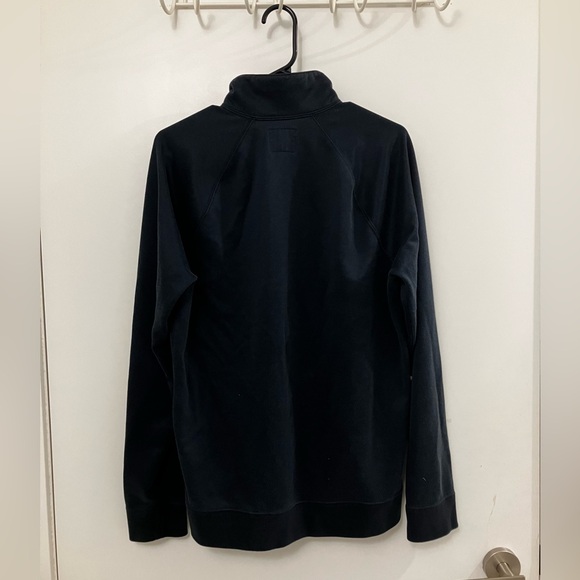 Abercrombie & Fitch Men’s Navy Blue/ Red Quarter Zip Sweater Size M - Picture 6 of 6